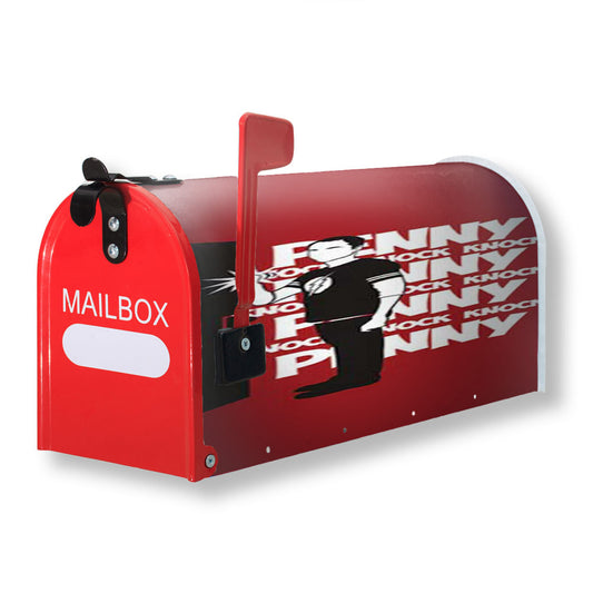 Big Bang Theory Knock Red Magnetic Mailbox Cover 18" x 21" Outdoor Decor