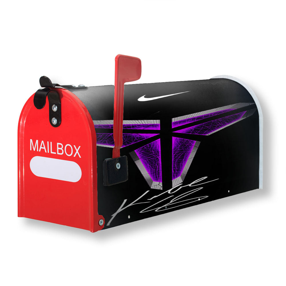 Black Mamba Kobe Bryant Logo Magnetic Mailbox Cover - 18.0" x 21.0"