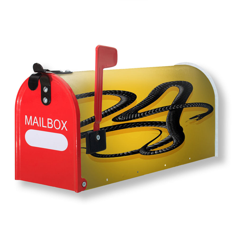 Black Mamba Kobe Bryant Logo Snake Magnetic Mailbox Cover - 18.0" x 21.0"