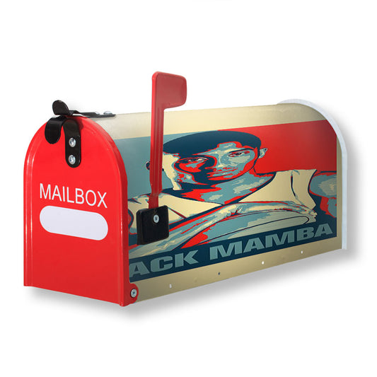 Black Mamba Kobe Bryant Pop Culture Magnetic Mailbox Cover 18" x 21" Outdoor Decor