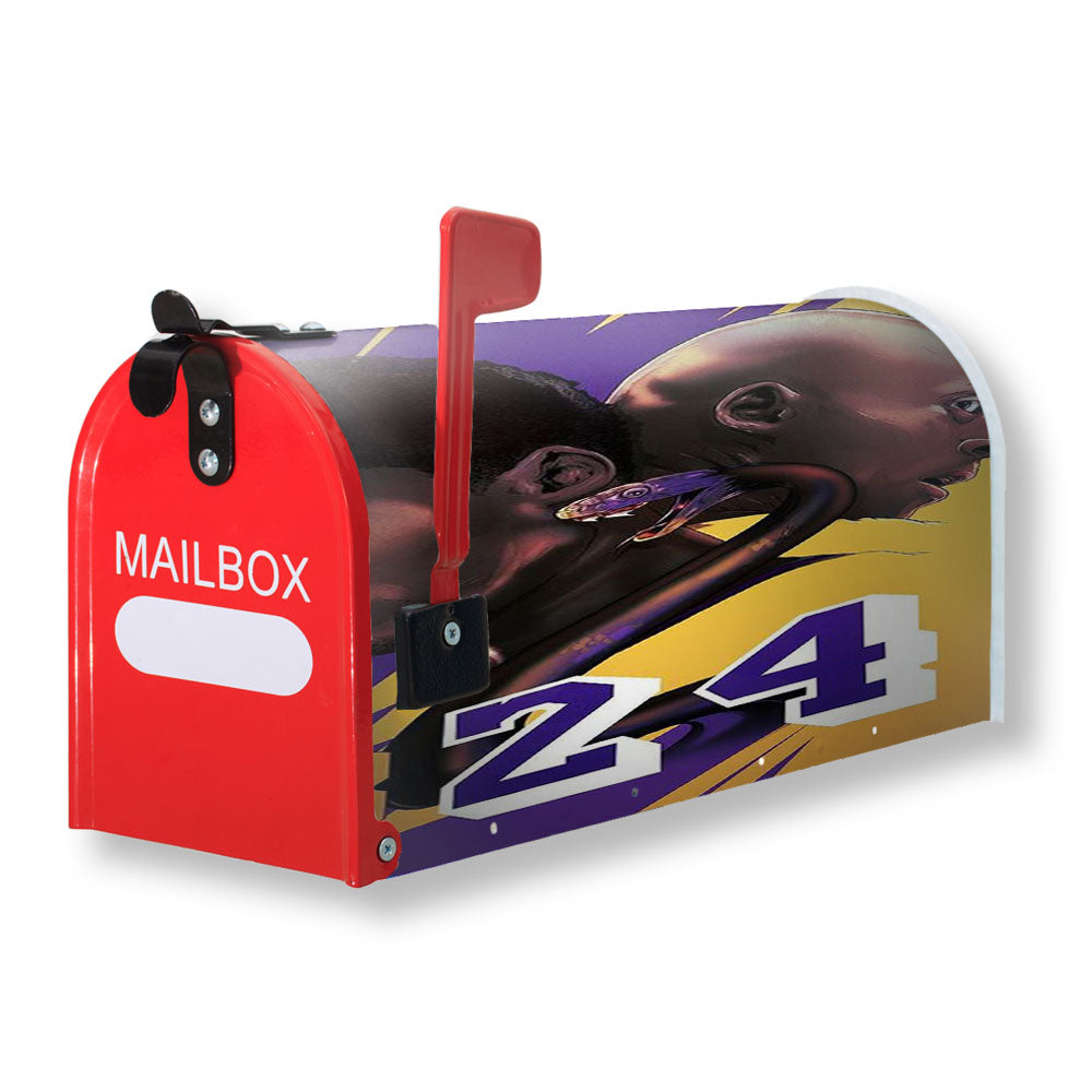 Black Mamba Legend Kobe Bryant Magnetic Mailbox Cover - 18.0" x 21.0"