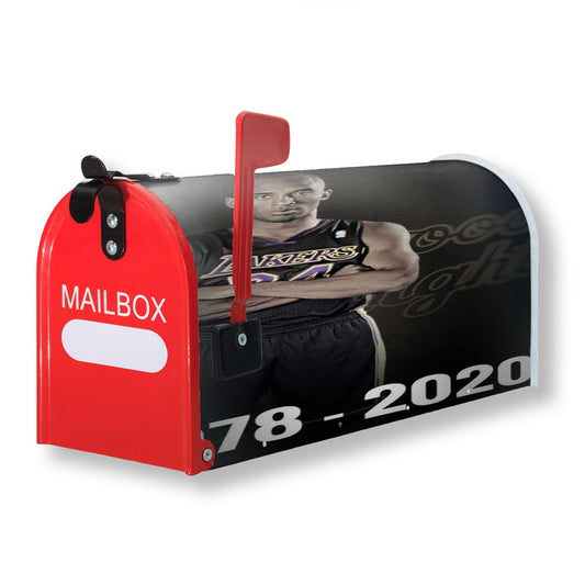 Black Mamba Out Kobe Magnetic Mailbox Cover 18" x 21" Outdoor Decor
