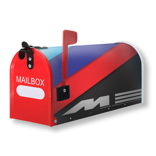 Bmw M Logo Magnetic Mailbox Cover 18" x 21" Outdoor Decor