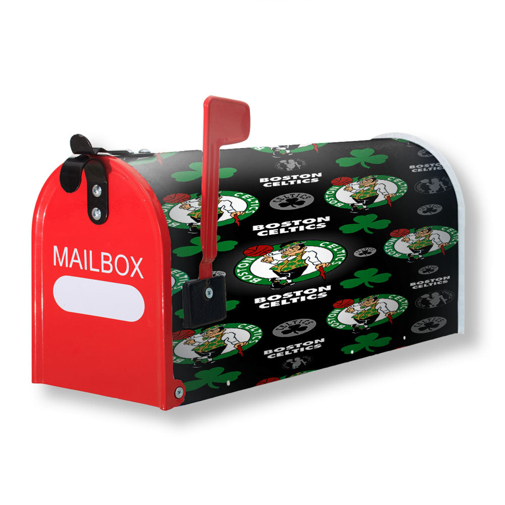 Boston Celtics Patters Magnetic Mailbox Cover - 18.0" x 21.0"