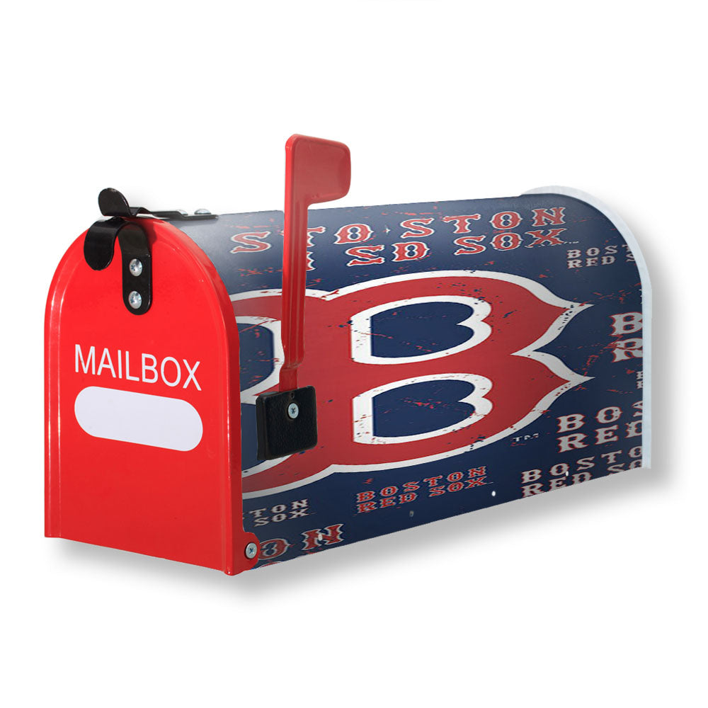 Boston Red Sox Baseball 4 Magnetic Mailbox Cover - 18.0" x 21.0"
