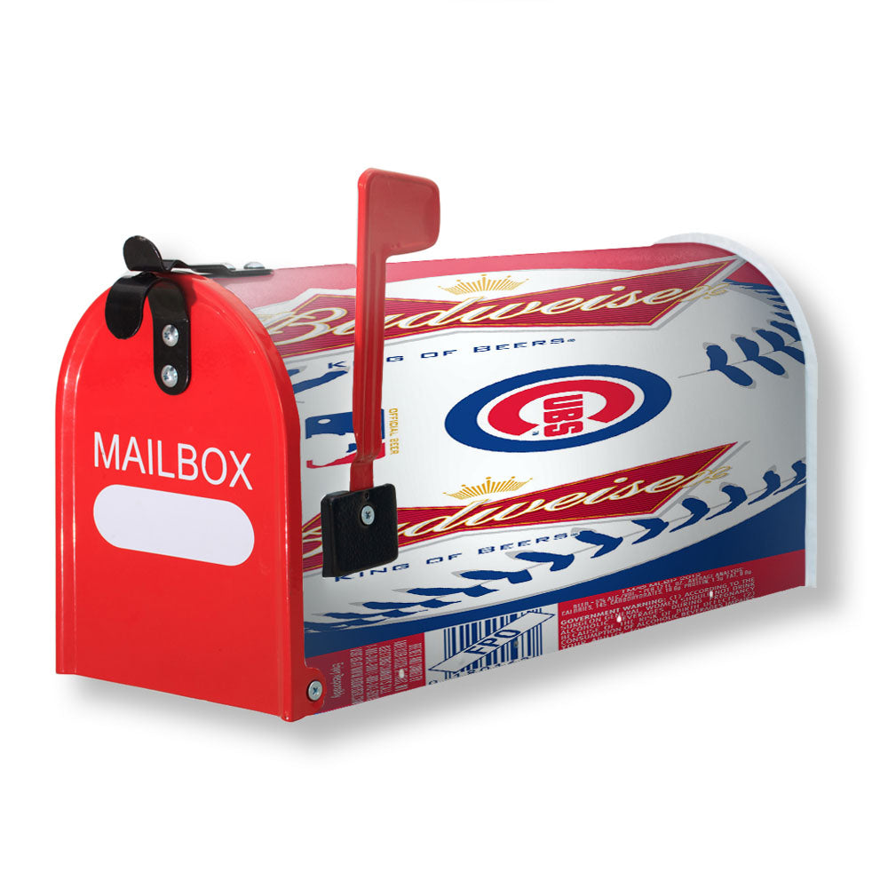 Budweiser Mlb Chicago Cubs Magnetic Mailbox Cover - 18.0" x 21.0"