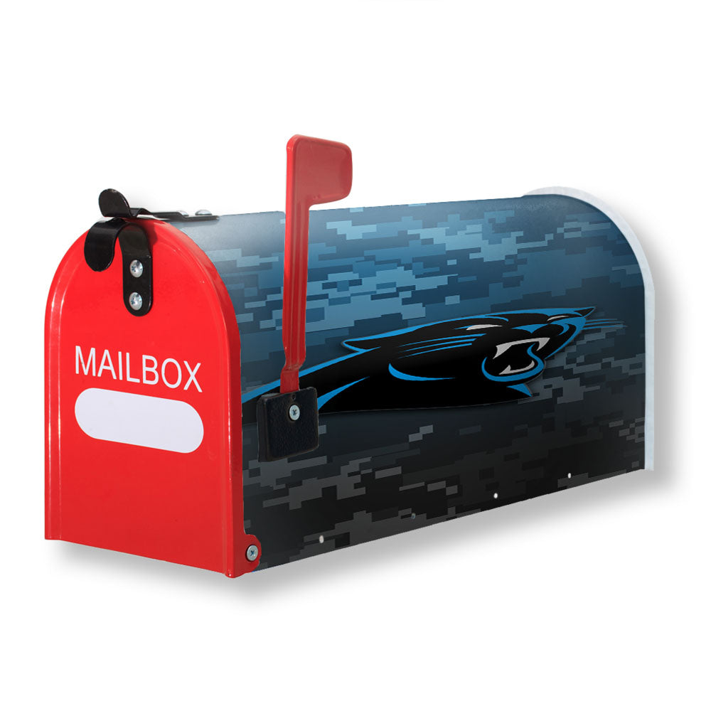 Carolina Panthers Logo Camo Magnetic Mailbox Cover - 18.0" x 21.0"