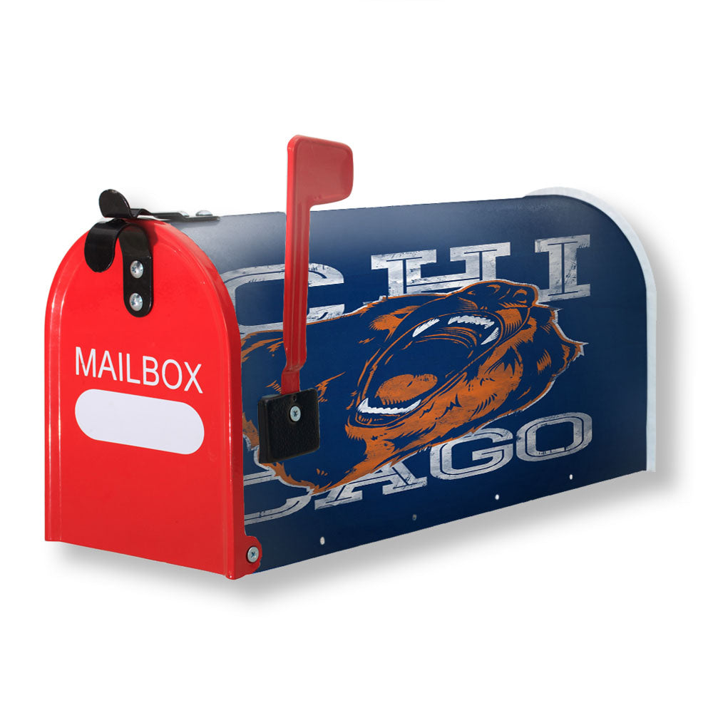 Chicago Angry Bears Nfl Magnetic Mailbox Cover - 18.0" x 21.0"