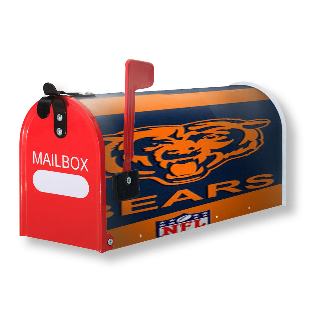 Chicago Bears Nfl Sport Logo Magnetic Mailbox Cover - 18.0" x 21.0"