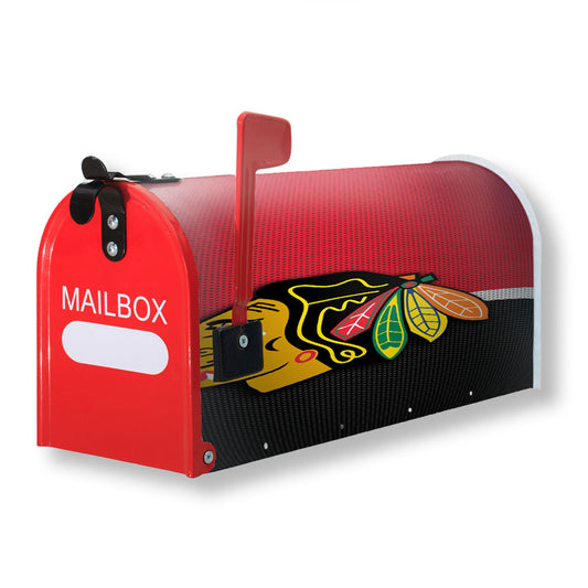 Chicago Blackhawks Logo Fiber Magnetic Mailbox Cover 18" x 21" Outdoor Decor
