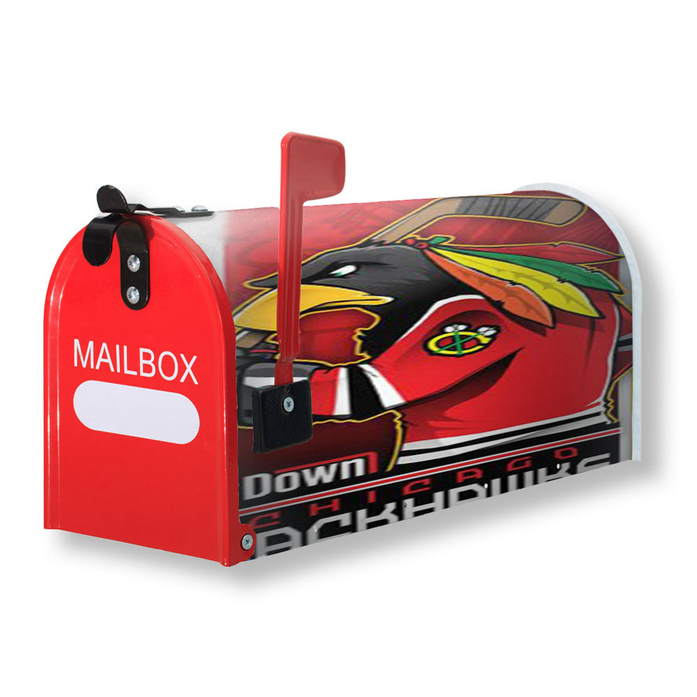 Chicago Blackhawks Mascot Magnetic Mailbox Cover - 18.0" x 21.0"