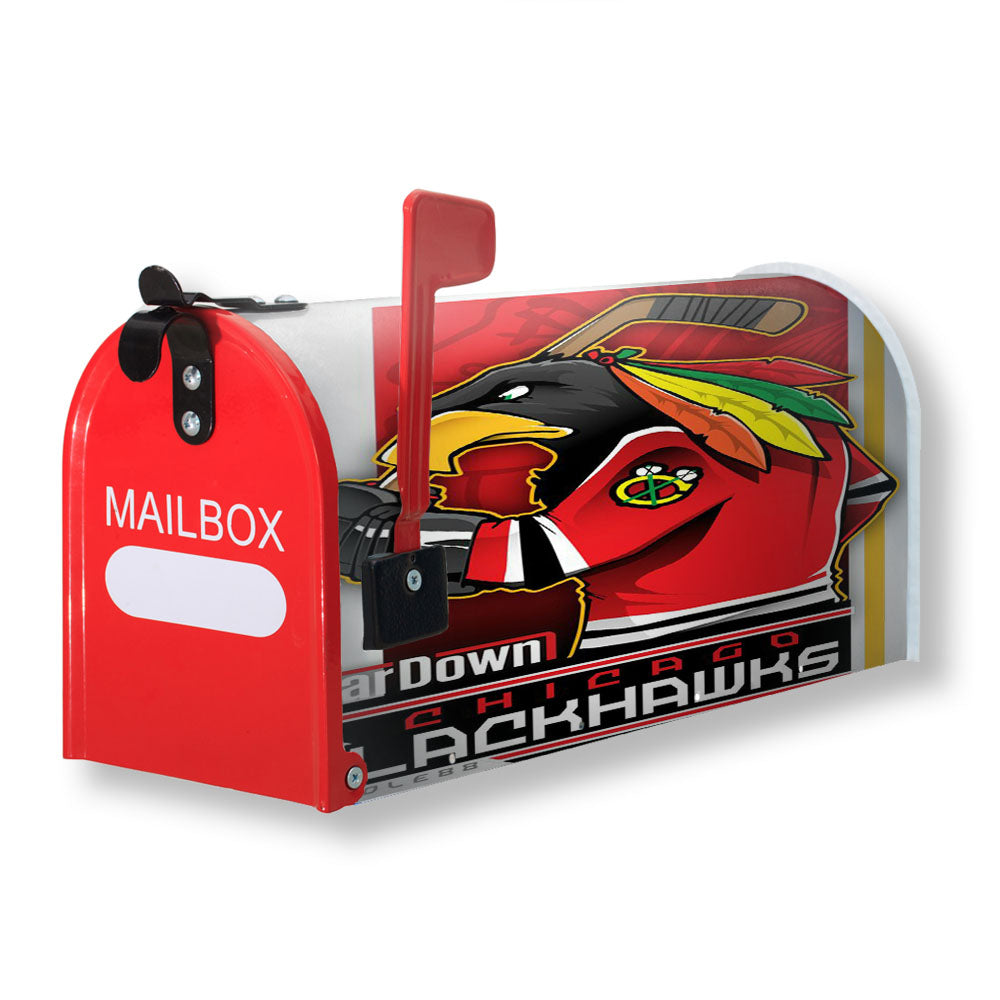 Chicago Blackhawks Nhl Hockey Magnetic Mailbox Cover - 18.0" x 21.0"