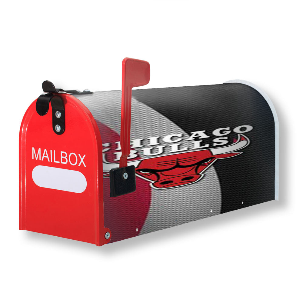 Chicago Bulls Texture Logo Magnetic Mailbox Cover - 18.0" x 21.0"