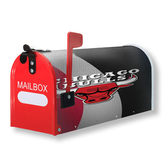 Chicago Bulls Texture Logo Magnetic Mailbox Cover 18" x 21" Outdoor Decor