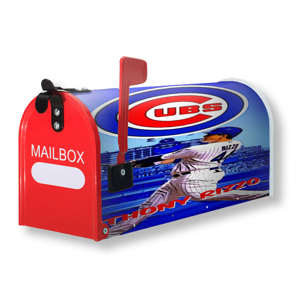 Chicago Cubs Anthony Rizzo Magnetic Mailbox Cover - 18.0" x 21.0"