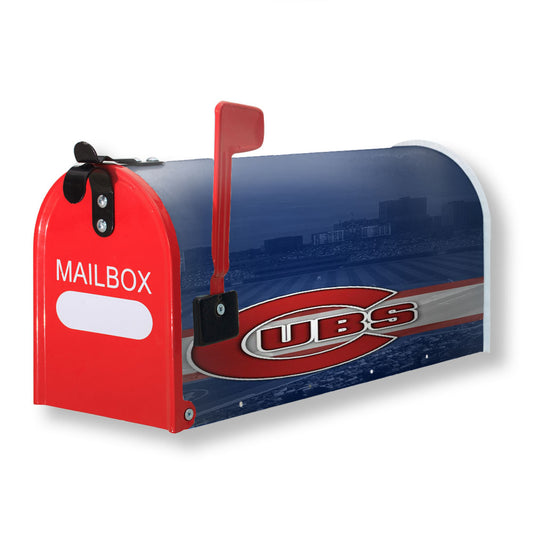 Chicago Cubs Atmosphere Magnetic Mailbox Cover 18" x 21" Outdoor Decor