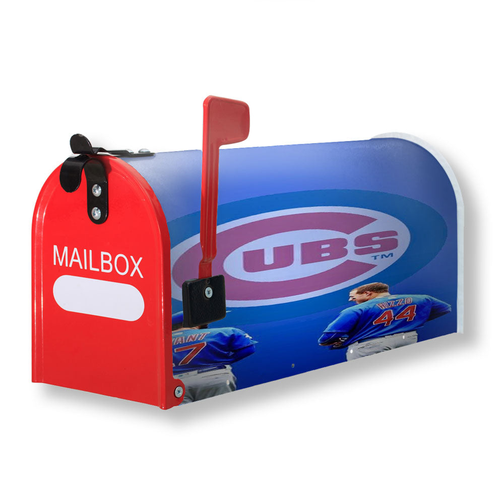 Chicago Cubs Baseba Magnetic Mailbox Cover - 18.0" x 21.0"