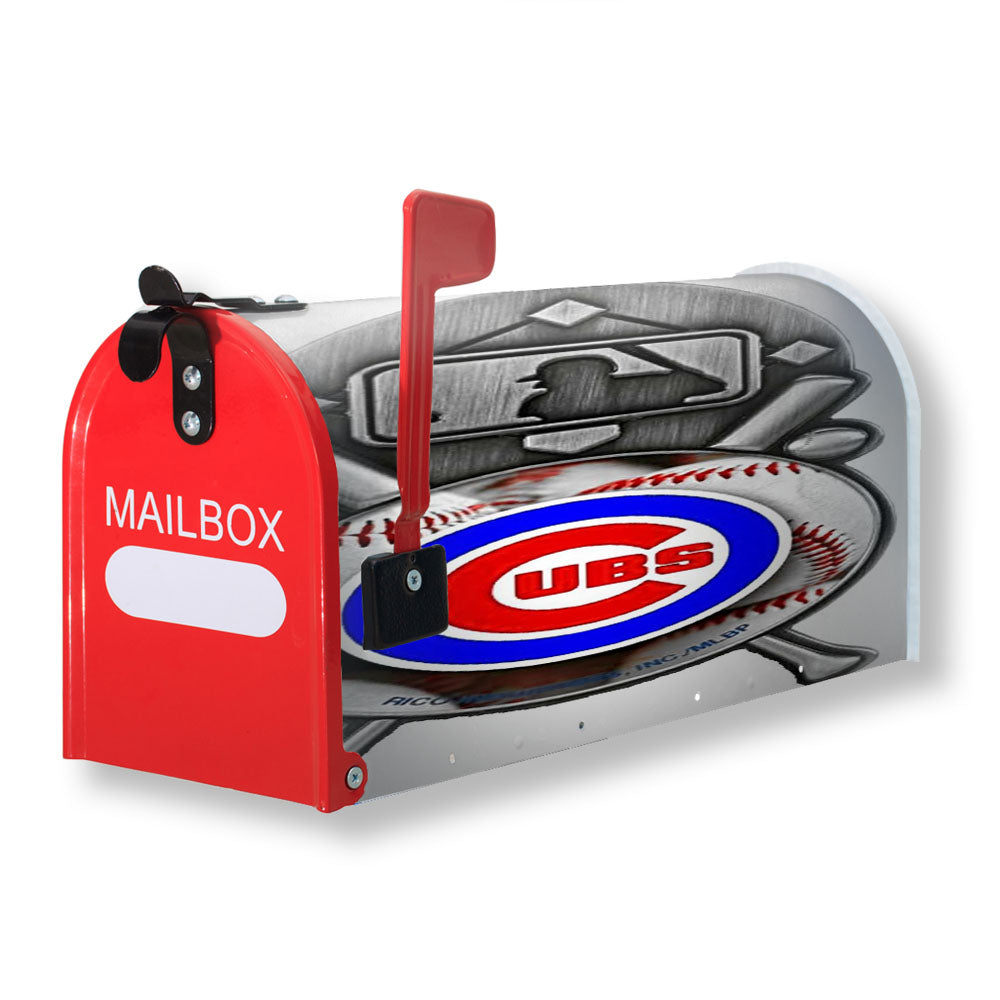 Chicago Cubs Basebal Magnetic Mailbox Cover - 18.0" x 21.0"