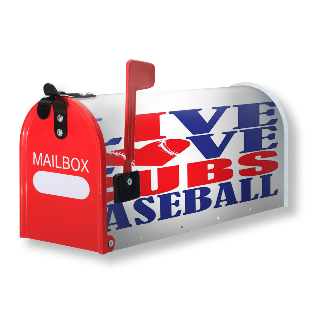 Chicago Cubs Baseball Quotes Magnetic Mailbox Cover - 18.0" x 21.0"
