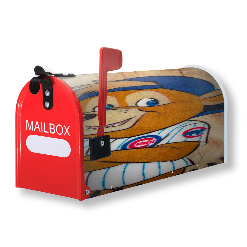 Chicago Cubs Bear Ball Magnetic Mailbox Cover - 18.0" x 21.0"