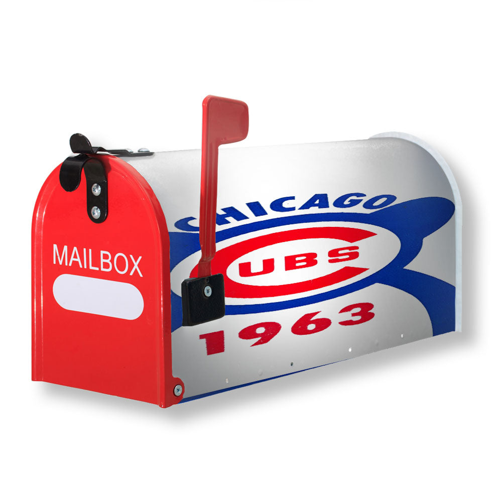 Chicago Cubs Bear Silhouette 1963 Magnetic Mailbox Cover - 18.0" x 21.0"