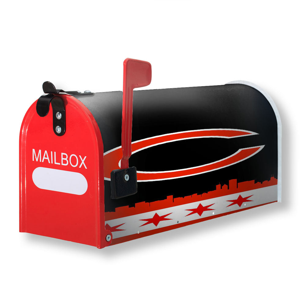 Chicago Cubs Black Magnetic Mailbox Cover - 18.0" x 21.0"