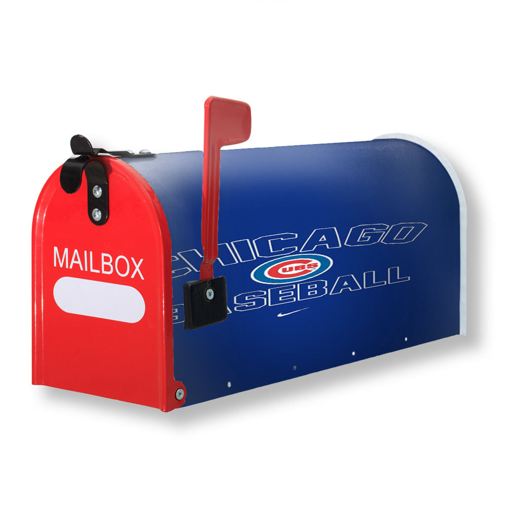 Chicago Cubs Blue Sport Magnetic Mailbox Cover - 18.0" x 21.0"