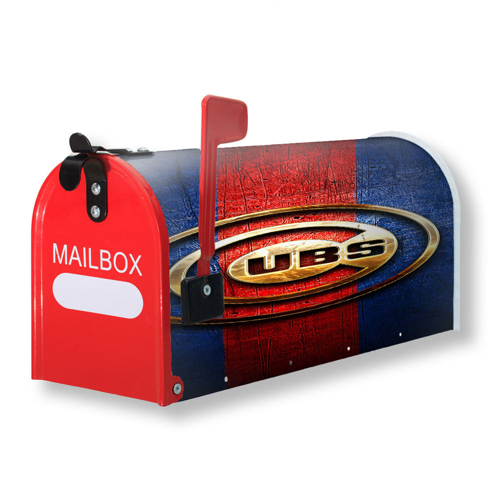 Chicago Cubs Golden American Baseball Magnetic Mailbox Cover - 18.0" x 21.0"