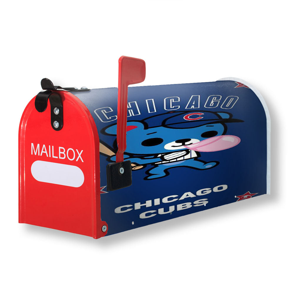 Chicago Cubs Little Bear Magnetic Mailbox Cover - 18.0" x 21.0"