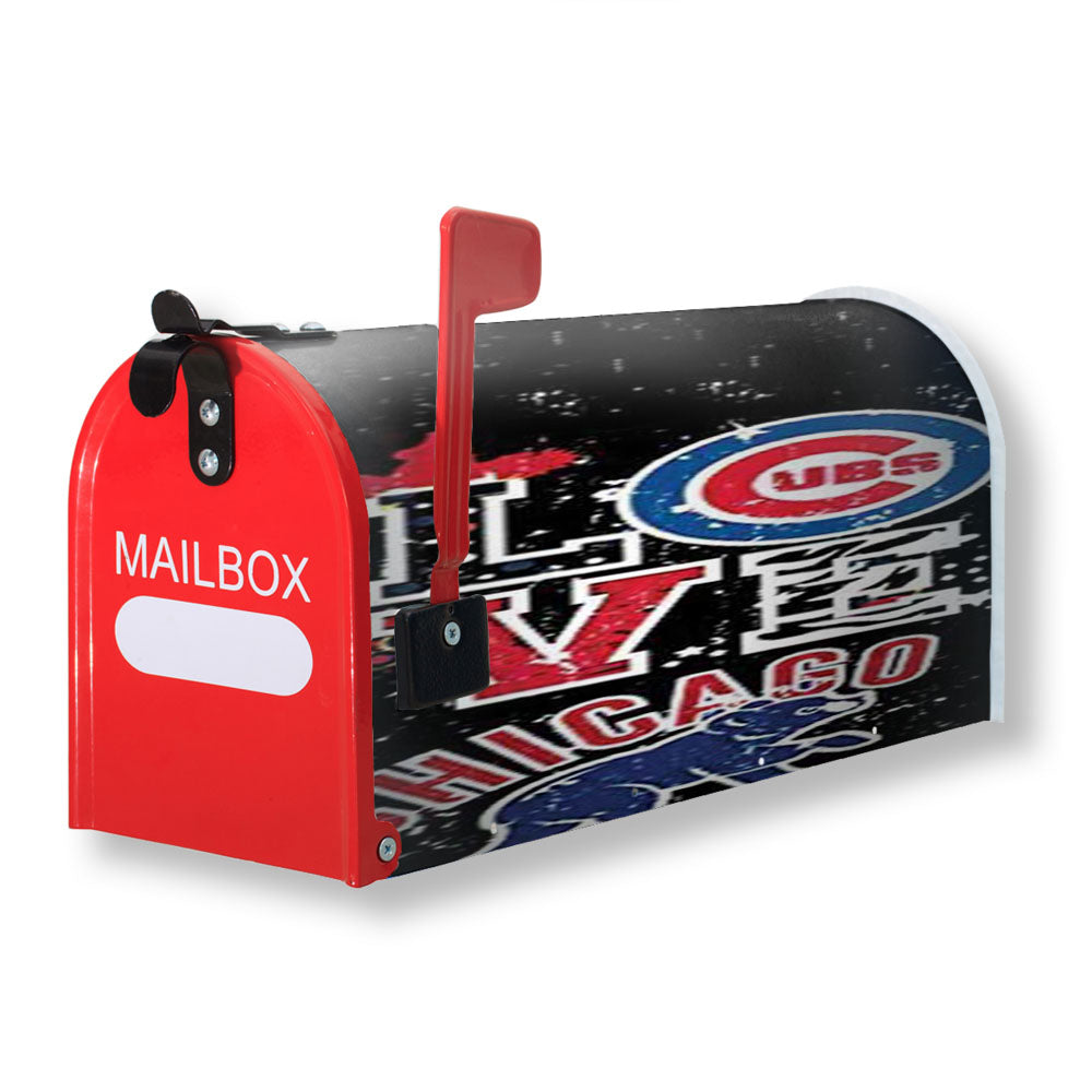 Chicago Cubs Love Magnetic Mailbox Cover - 18.0" x 21.0"