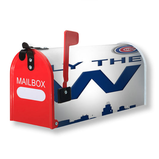 Chicago Cubs Mlb Icon Magnetic Mailbox Cover 18" x 21" Outdoor Decor