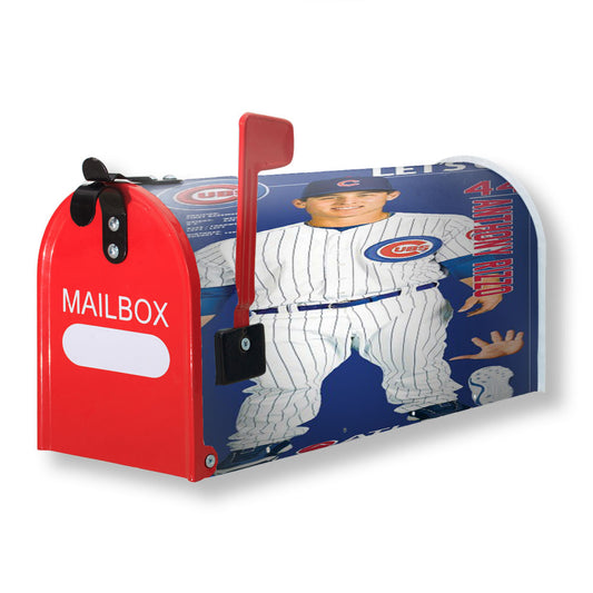 Chicago Cubs Player Magnetic Mailbox Cover 18" x 21" Outdoor Decor