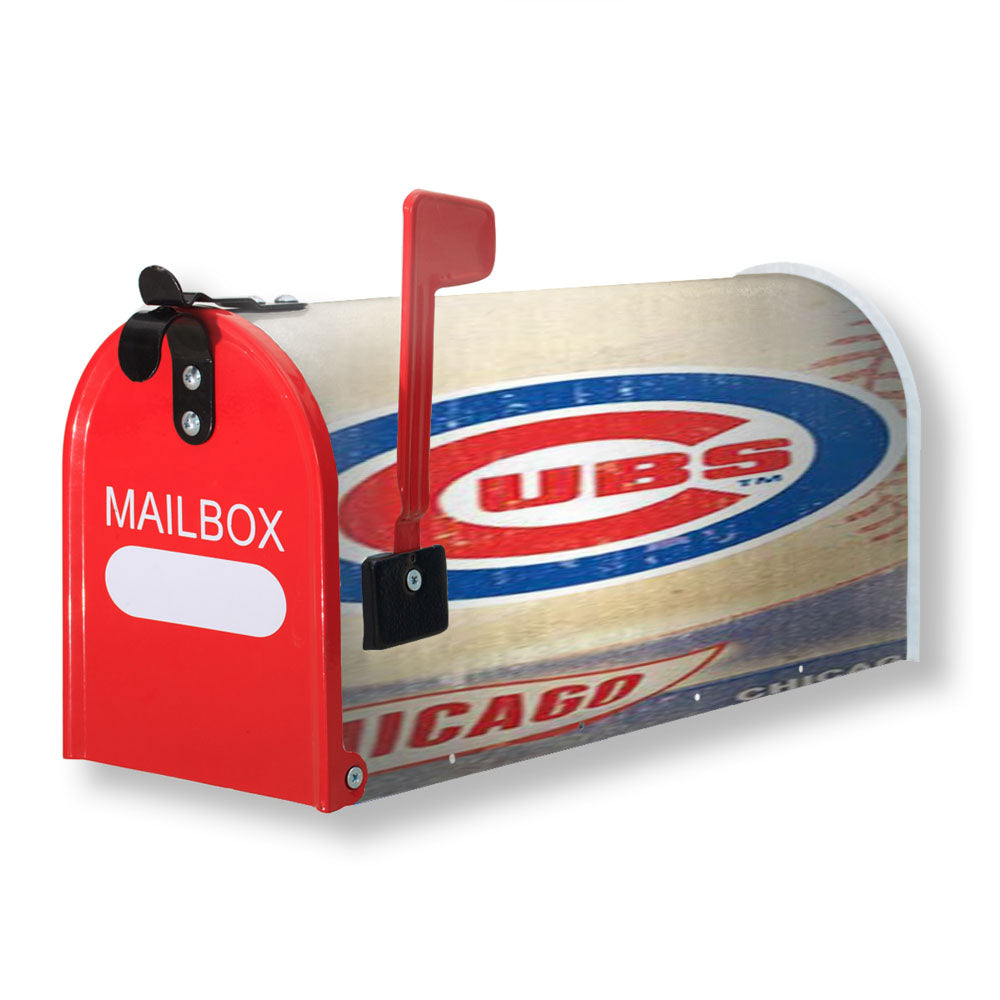 Chicago Cubs Vintage Card Magnetic Mailbox Cover - 18.0" x 21.0"