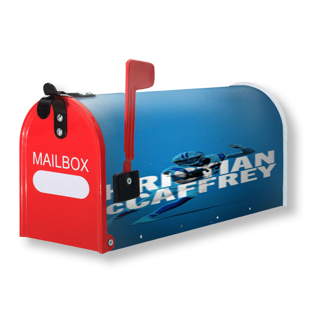 Christian Mccaffrey Carolina Panthers Magnetic Mailbox Cover - 18.0" x 21.0"