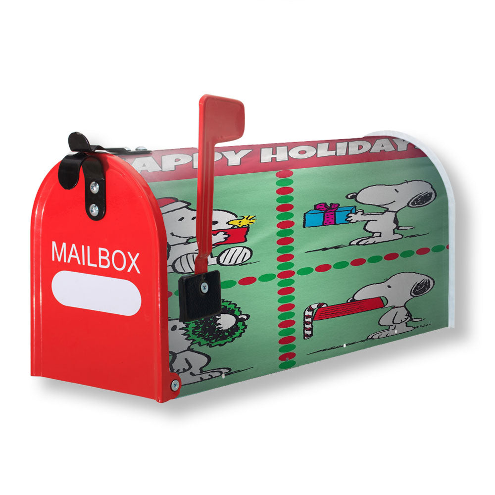 Christmas Scenes Peanuts Holiday Magnetic Mailbox Cover - 18.0" x 21.0"