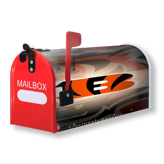 Cincinnati Bengals Logo 9 Magnetic Mailbox Cover 18" x 21" Outdoor Decor