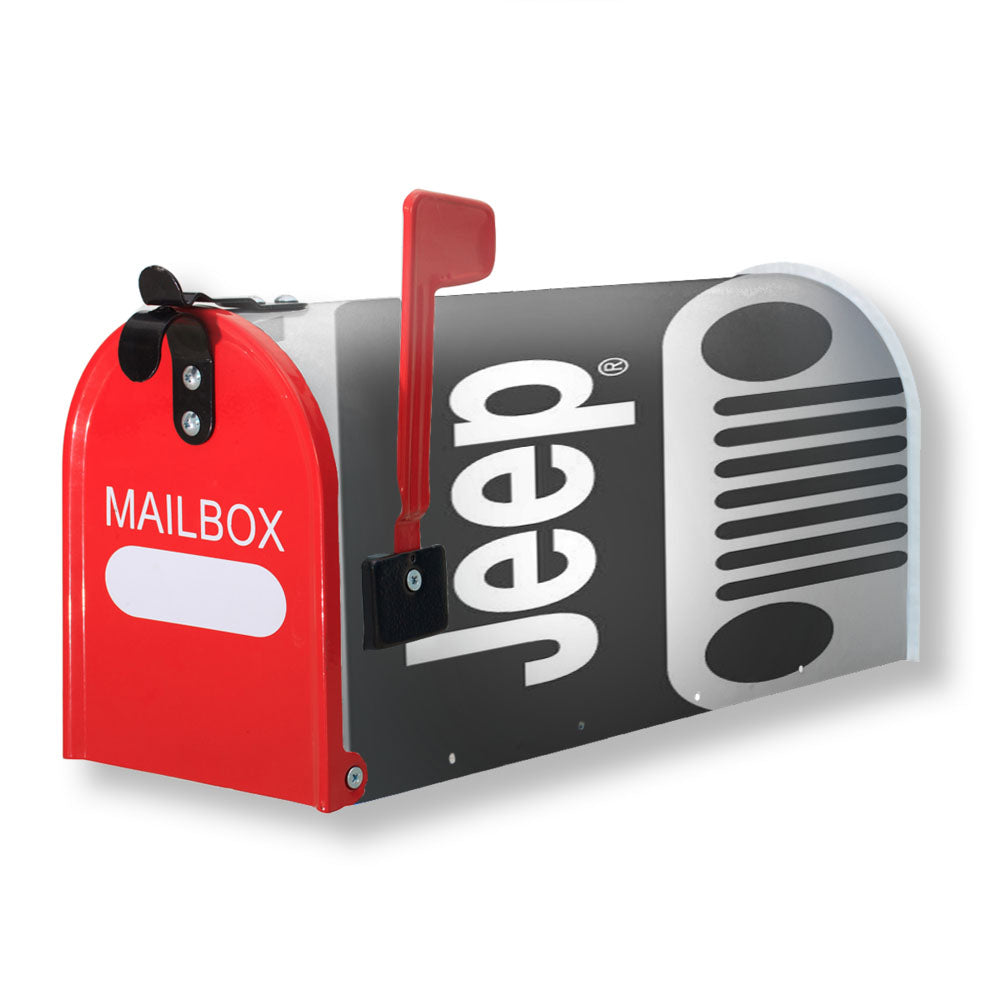 Classic Jeep Wrangler Logo Magnetic Mailbox Cover - 18.0" x 21.0"