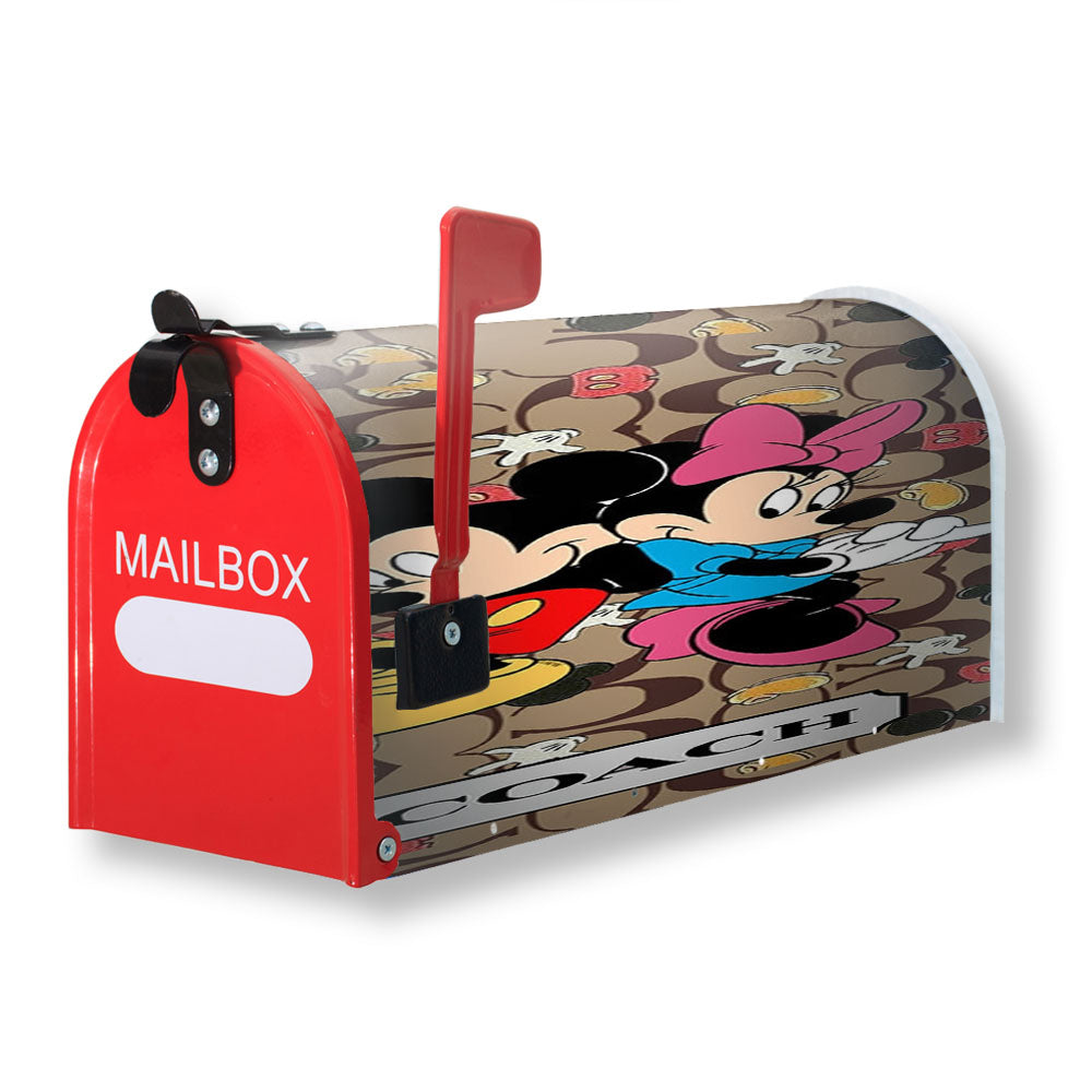 Coach Mickey Minnie Mouse Love Magnetic Mailbox Cover - 18.0" x 21.0"