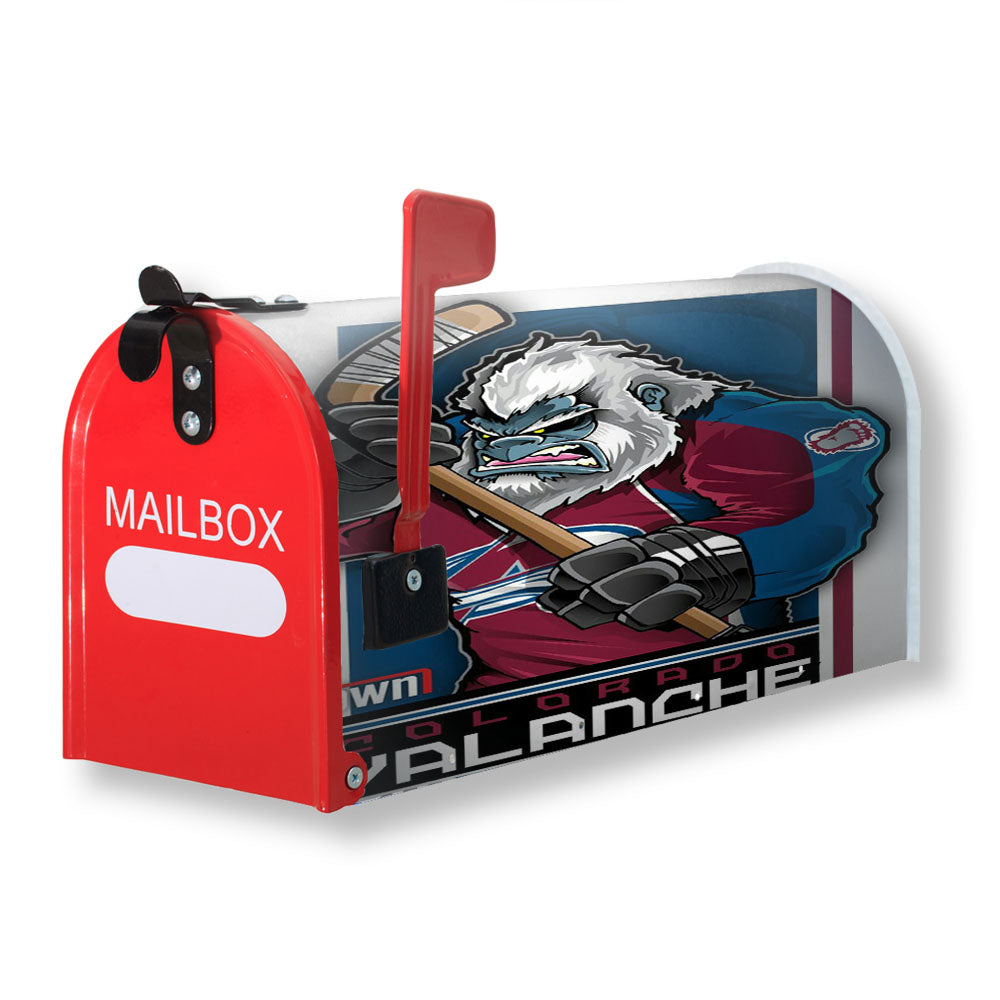 Colorado Avalanche Hockey Magnetic Mailbox Cover - 18.0" x 21.0"
