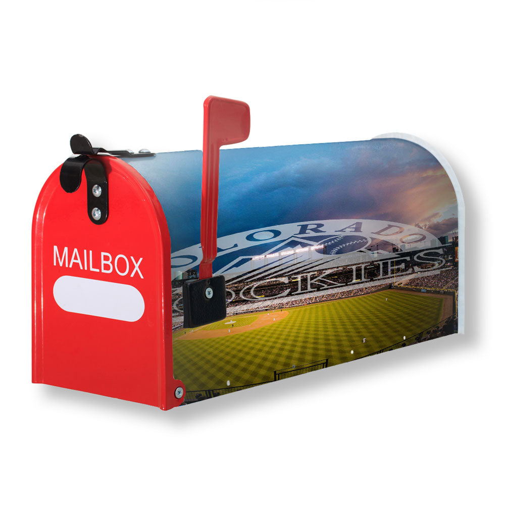 Colorado Rockies Wallpaper Magnetic Mailbox Cover - 18.0" x 21.0"