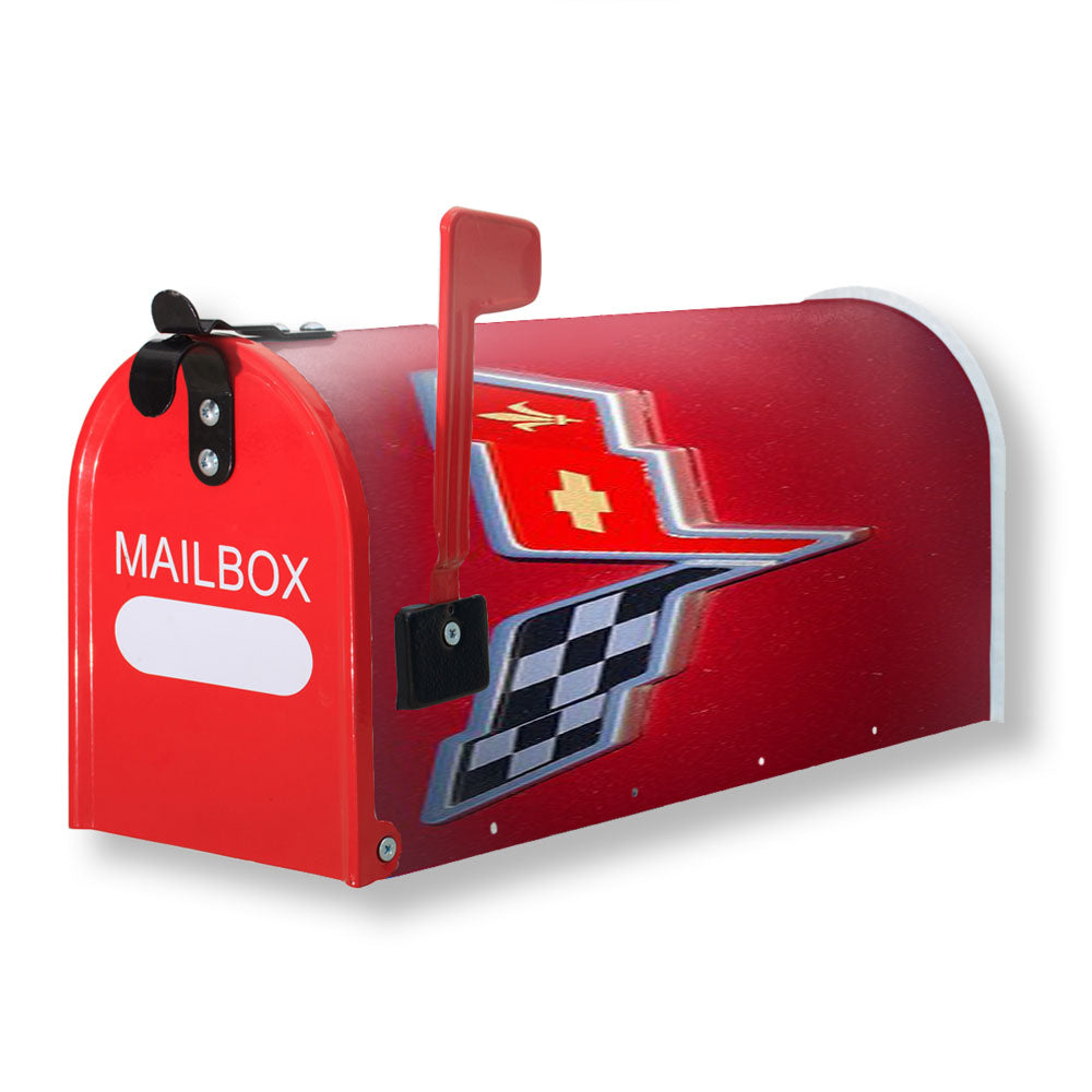 Corvette Flag Magnetic Mailbox Cover - 18.0" x 21.0"