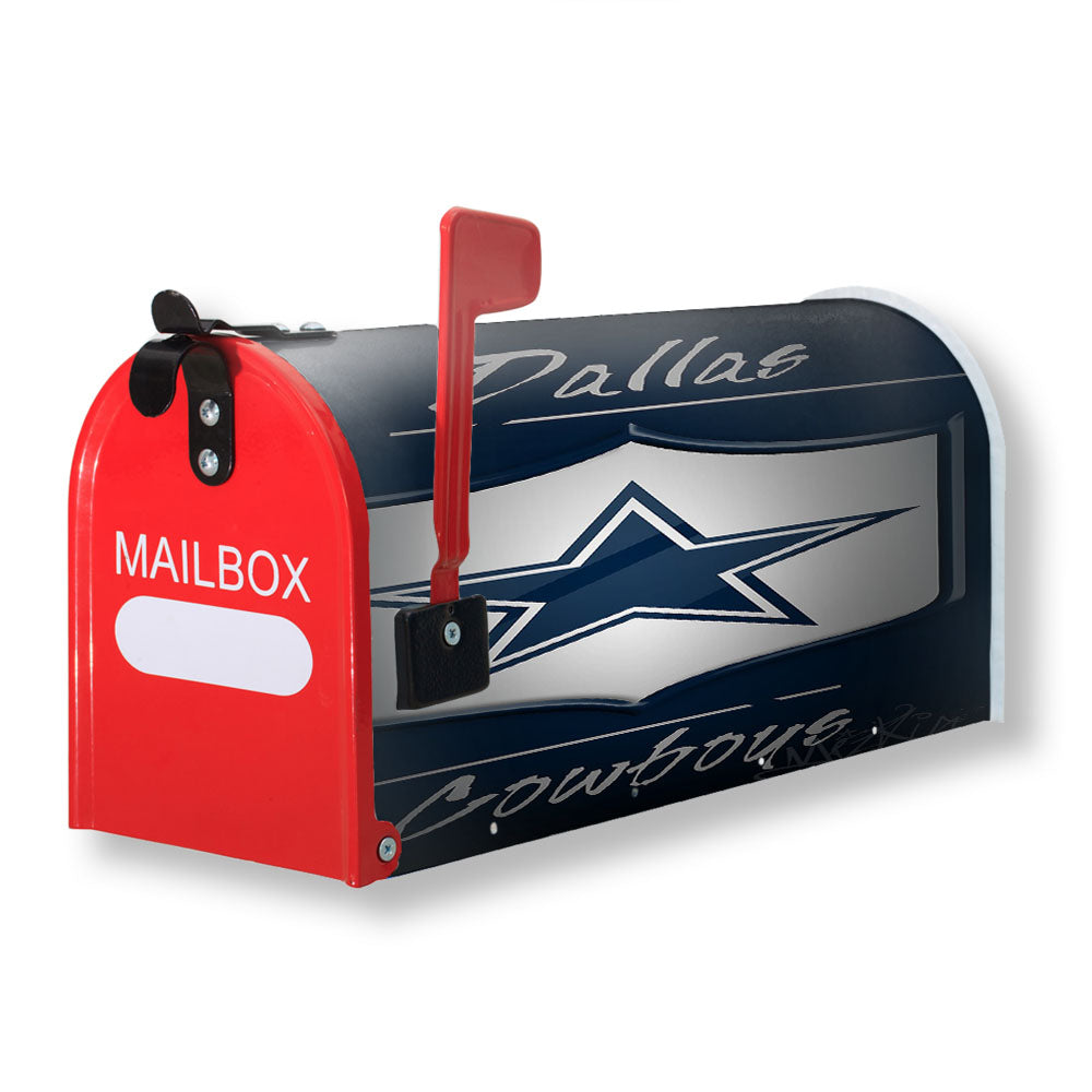 Dallas Cowboys, Blue, Dak Prescott, East Magnetic Mailbox Cover - 18.0" x 21.0"