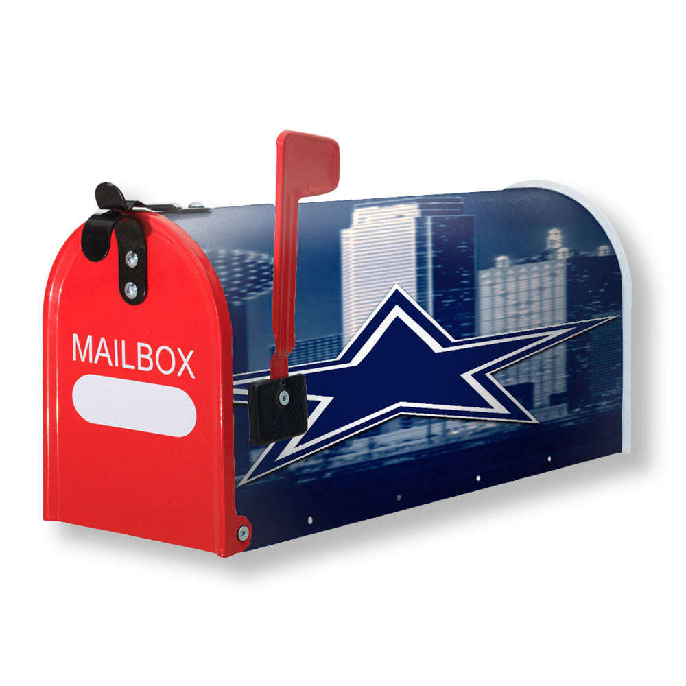 Dallas Cowboys City Themed Magnetic Mailbox Cover - 18.0" x 21.0"