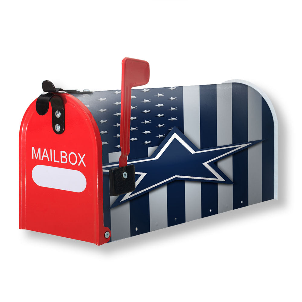 Dallas Cowboys Logo Flag Magnetic Mailbox Cover - 18.0" x 21.0"
