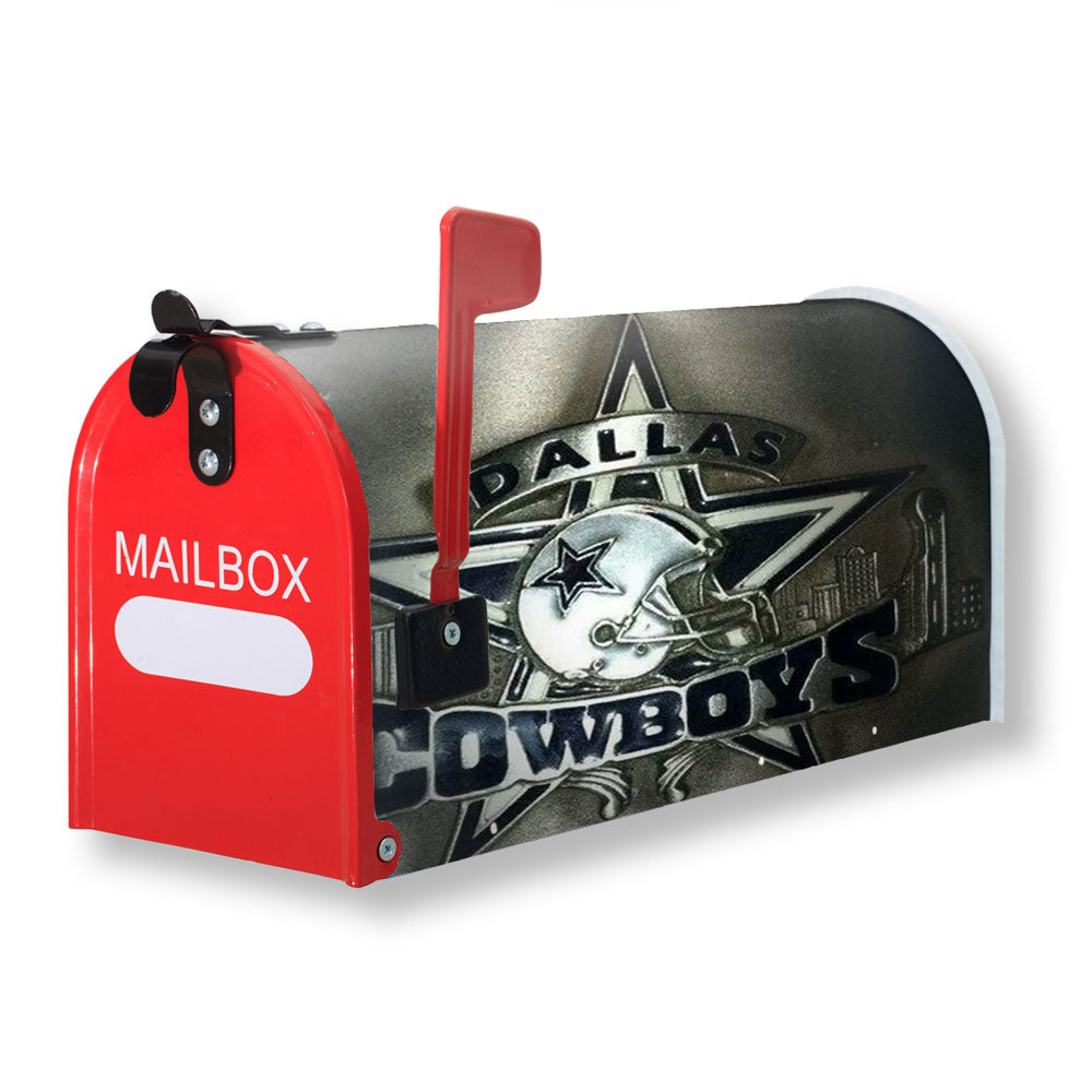 Dallas Cowboys Nfl 2 Magnetic Mailbox Cover - 18.0" x 21.0"