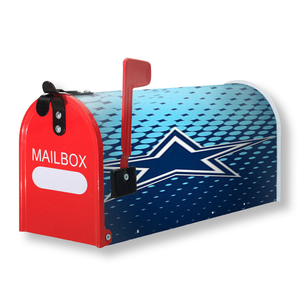 Dallas Cowboys Nfl Sport Magnetic Mailbox Cover - 18.0" x 21.0"