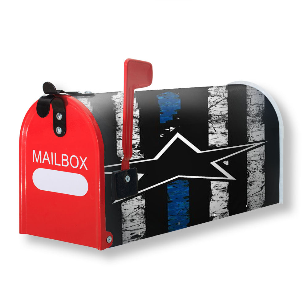 Dallas Cowboys Thin Blue Magnetic Mailbox Cover - 18.0" x 21.0"