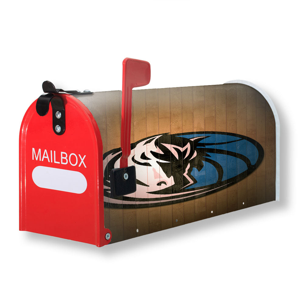Dallas Mavericks Hardwood Magnetic Mailbox Cover - 18.0" x 21.0"
