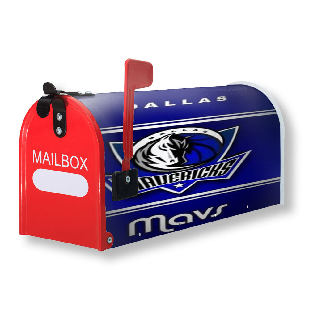 Dallas Mavericks Nba Basketball Magnetic Mailbox Cover - 18.0" x 21.0"