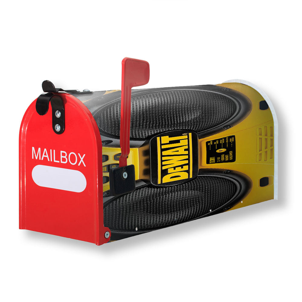 Dewalt Jobsite Yellow Radio Magnetic Mailbox Cover - 18.0" x 21.0"